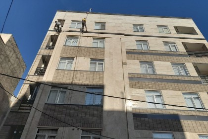 عایق کاری نمای ساختمان در نمک ابرود