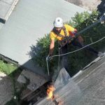 ایزوگام دیوار ساختمان سیمانی