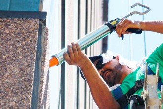 مراحل درزگیری سنگ نمای ساختمان