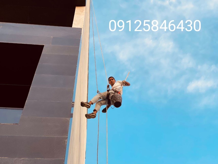 رفع نم دیوار با مواد نانو - رفع نم زدگی با عایق نانو با چسب ضد اب