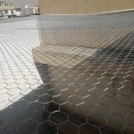 نصب توری سقف حیاط خلوت