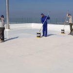 رفع ترک پشت بام سیمانی و ترک گیری روی سیمان پشت بام ساختمان