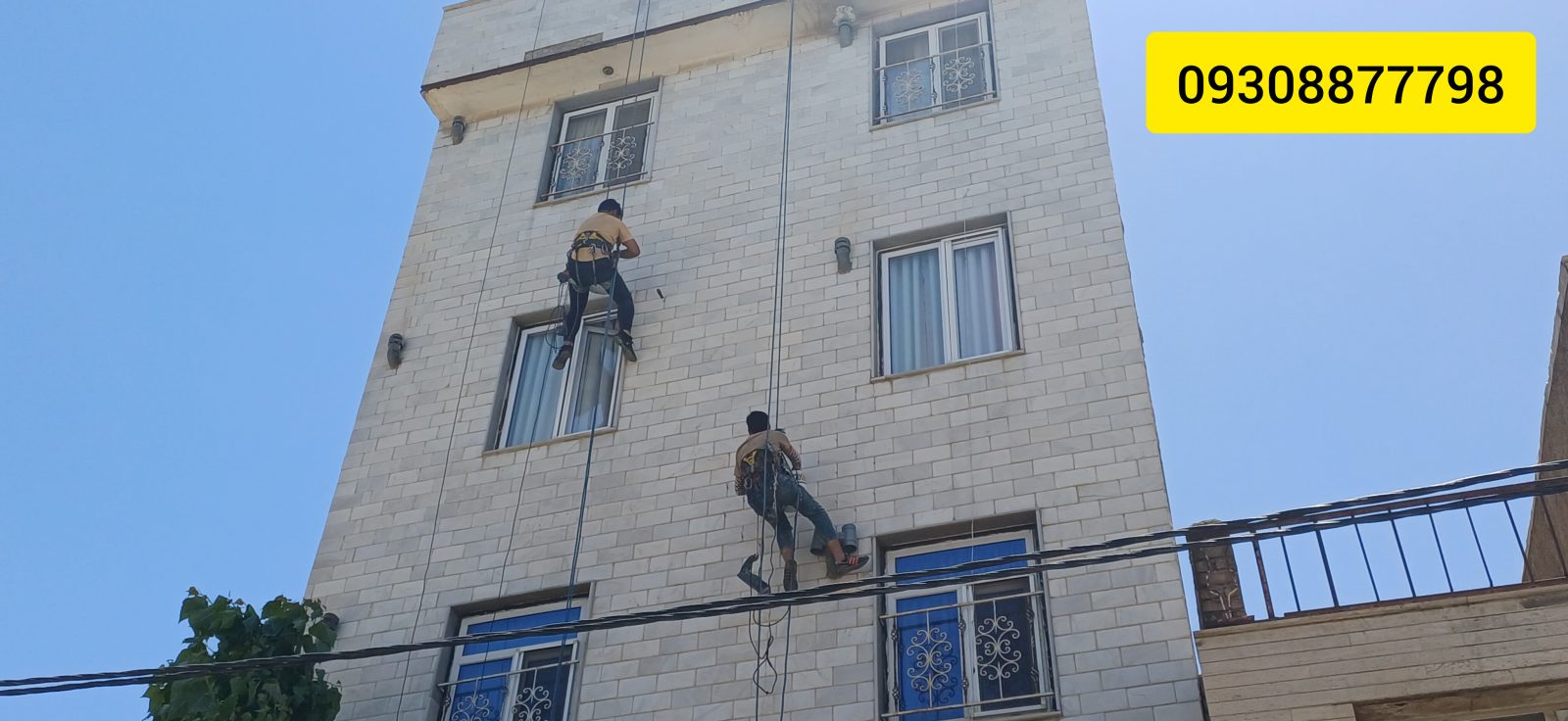 پیچ و رولپلاک سنگ نما با طناب در کرج